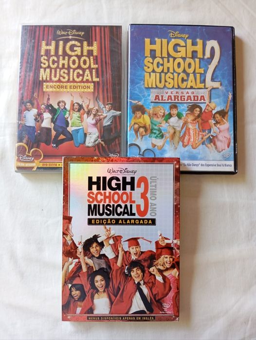 DVDs Trilogia High School Musical