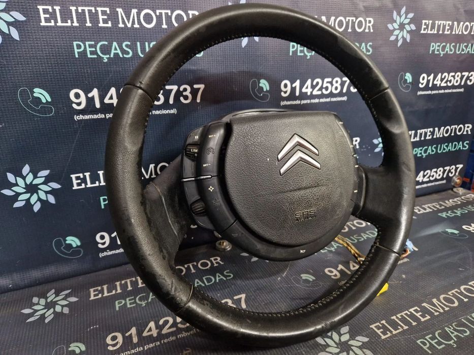 Volante pele usado CITROEN C4 MULTIFUNÇÕES AIRBAG