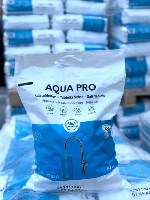 Сіль таблетована Aqua Pro 10кг (Qemetica)
