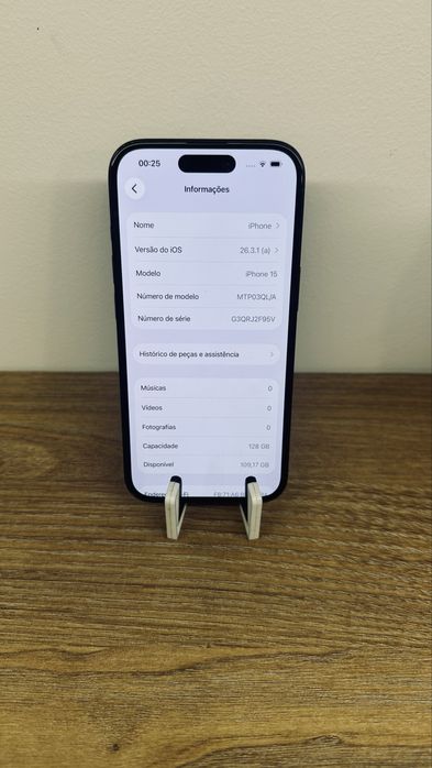 iPhone 15 Preto 128GB