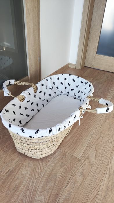 Łóżeczko Lionelo Timon 3w1 wolnostojące oraz  gratis kosz Mojżesza