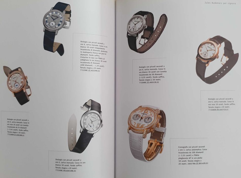 AP - Audemars Piguet, Catálogo / Livro OFICIAL de relógios - 2008/2009