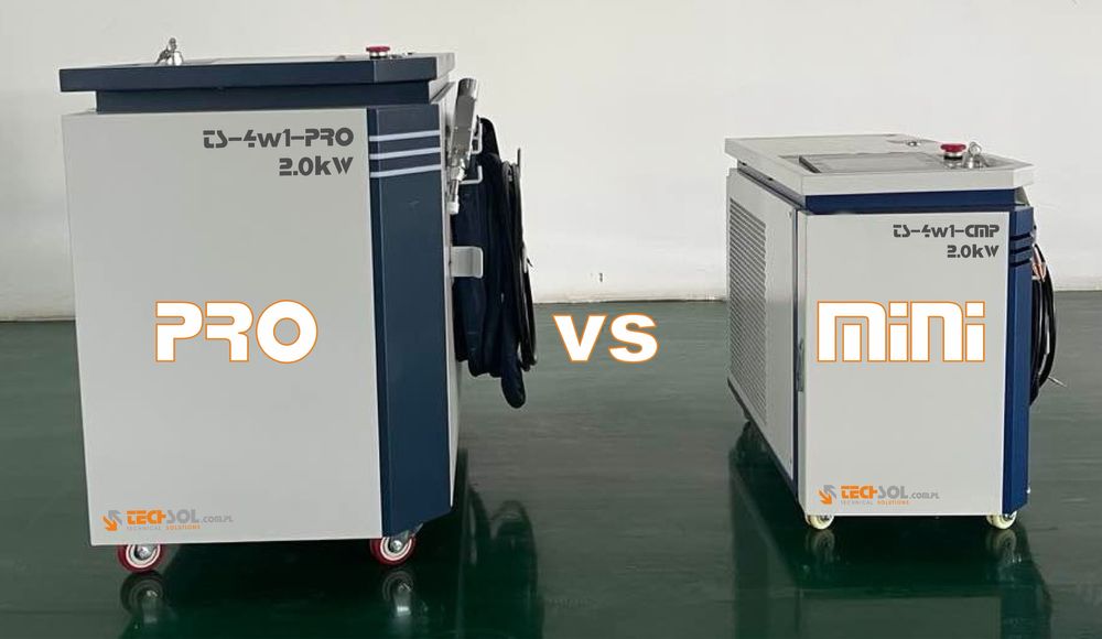 NOWA NAJMNIEJSZA 6w1 Spawarka Fiber 1500W TECHSOL Compact-Mini 230V