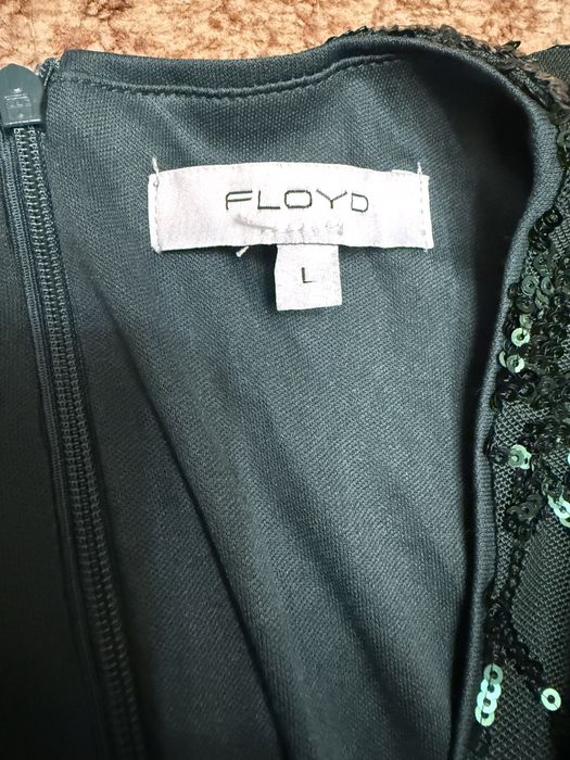 Красивое длинное платье с пайетками / Изумрудна сукня / Оригінал