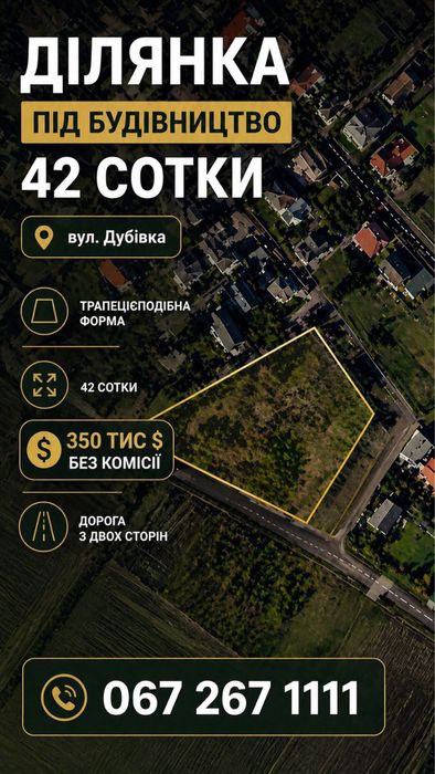 Ділянка під будівництво Сокільники