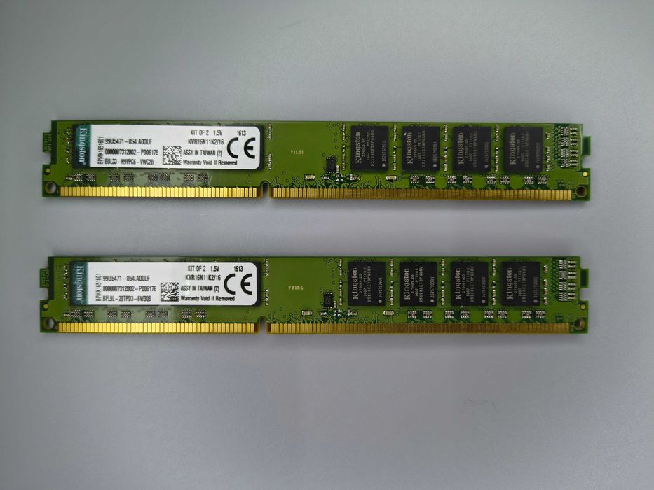 RAM Kingston KVR16N11K2/16 16GB - 2x8GB DDR3 CL11 1600MHz