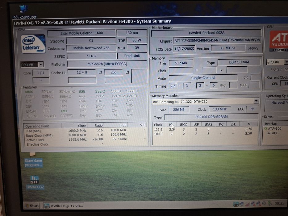Hp Pavilion ze4204s