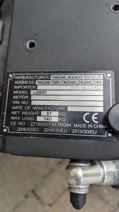 SXT Monster electro scooter LGS01 2000W
