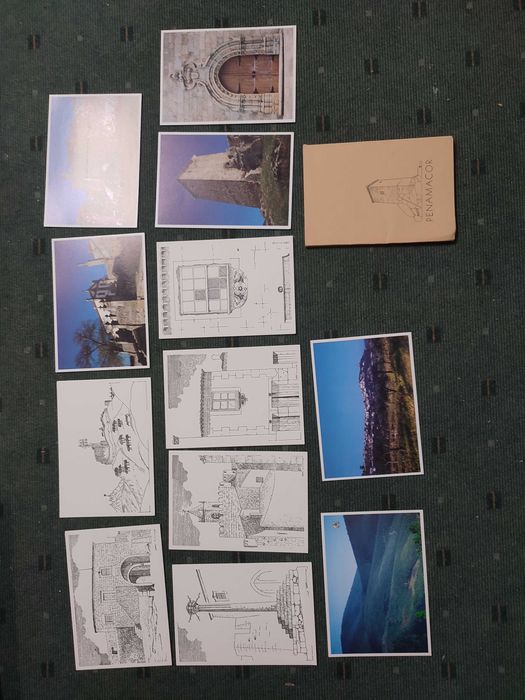 Carteira com 12 postais de Penamacor