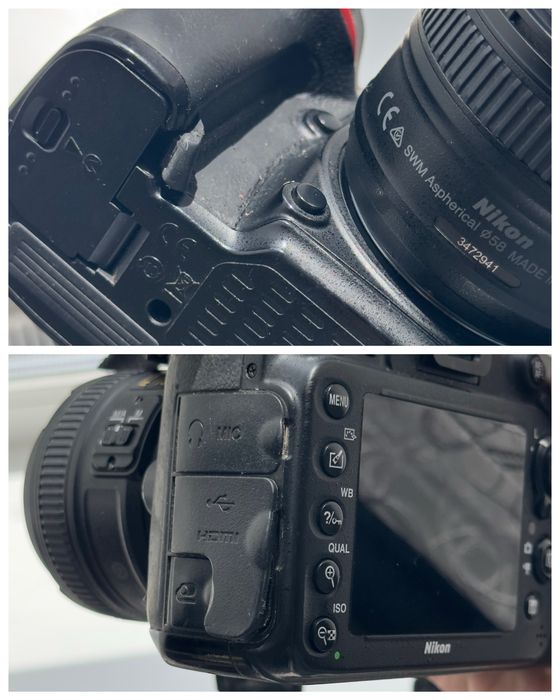 Повнокадровий Nikon D610 (Full Frame) + обʼєктив 50 мм