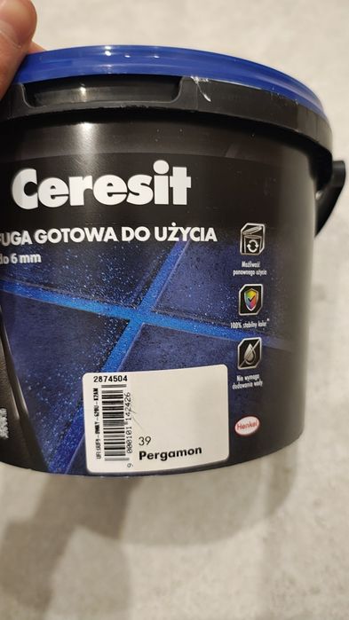 Fuga polimerowa CERESIT CE 60 kolor Pergamon 39
Fuga gotowa do użycia