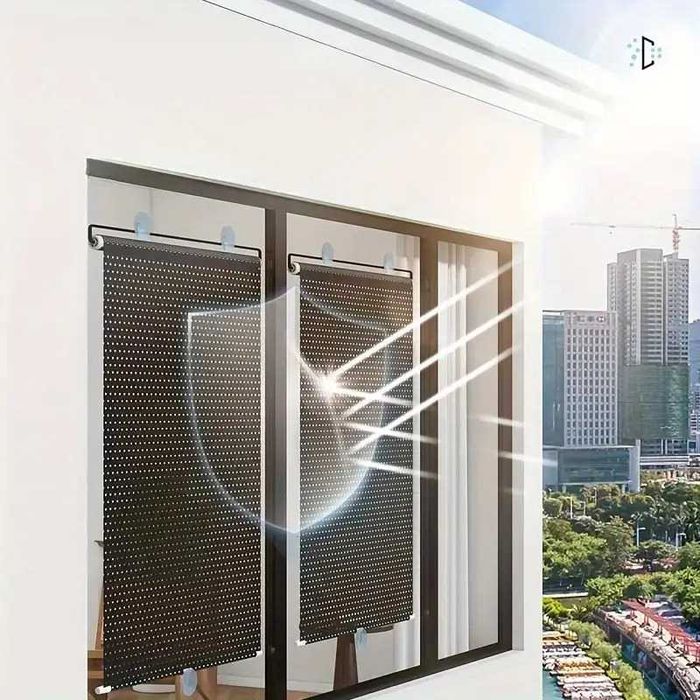 Универсальные солнцезащитные жалюзи (шторы) на окна.