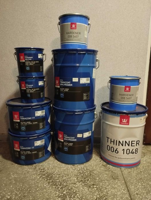 Farby Tikkurila ,Temacoat spa primer, temazinc 77, plus gratisy