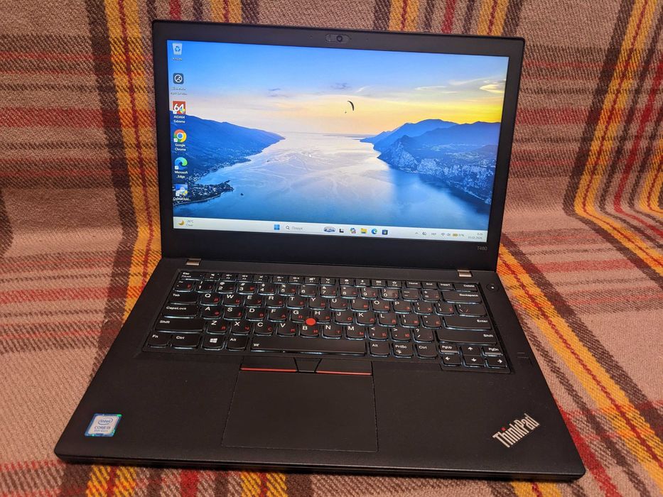 Lenovo ThinkPad T480 14"FHD IPS i5-8250U 8GB DDR4 128GB SSD АКБ24Wh68%