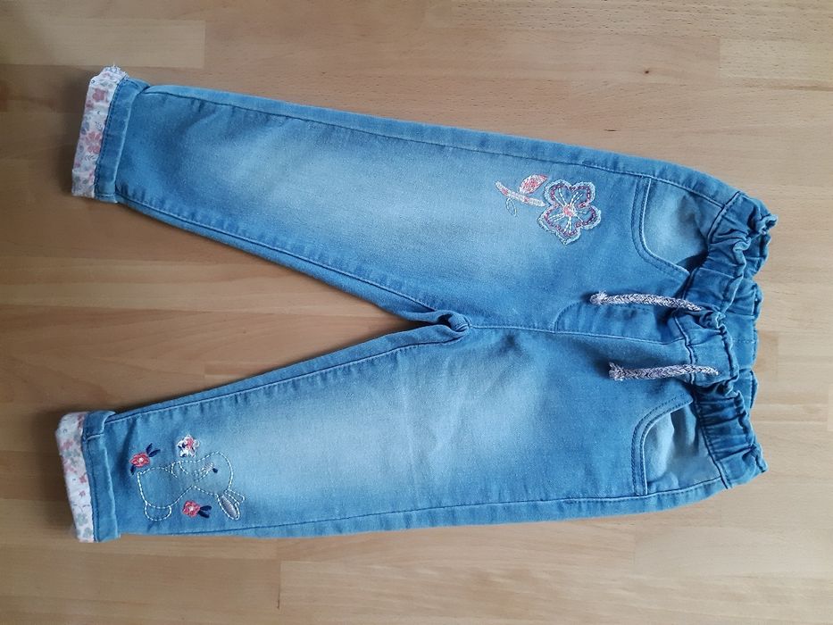 Spodnie jeansowe dla dziewczynki rozm. 92 "so cute" Pepco