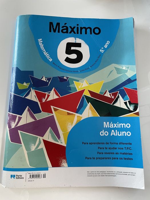 Caderno de fichas Matemática 5º ano