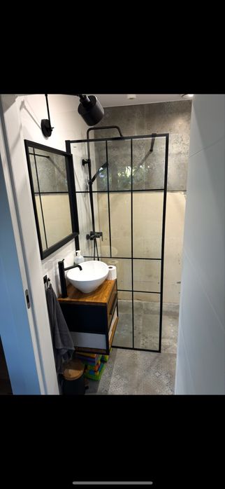 Szyba Ekran prysznicowy szkło hartowane 80cm