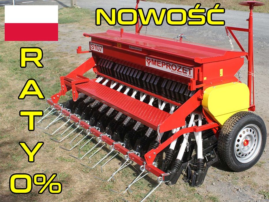 *OKAZJA* siewnik zbożowy MEPROZET  2.5-3.0m znaczniki *RATY*