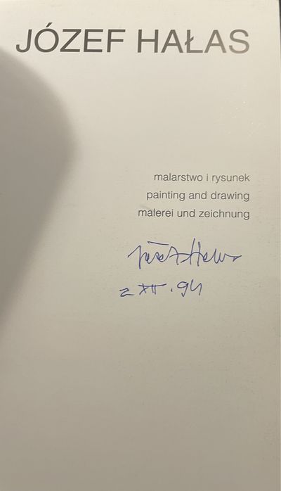 Józef Hałas - Malarstwo i rysunek z autografem