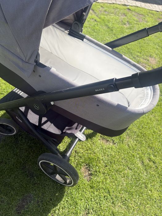 Wózek cybex balios S lux gondola + spacerówka soho grey