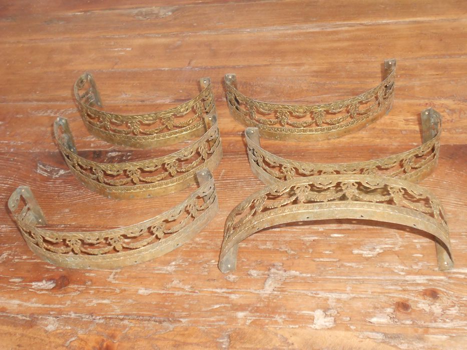 Chapas antigas latao trabalhado decoraçao restauro retro