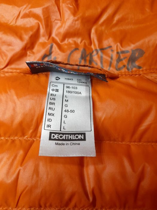 Жилетка на пуху Decathlon Quechua Forclaz  пуховик