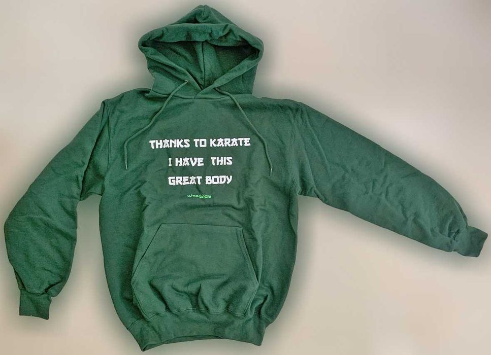 Camisola-Hoodie de Adulto, Verde, Novo/Exclusivo/Único