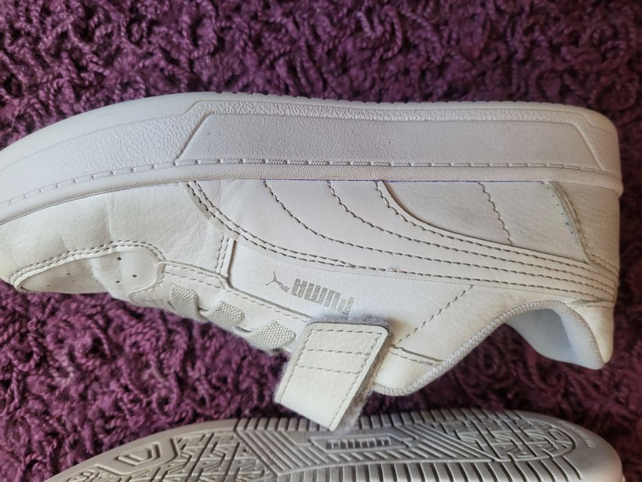 Białe adidasy Puma dla dziewczynki r. 33
