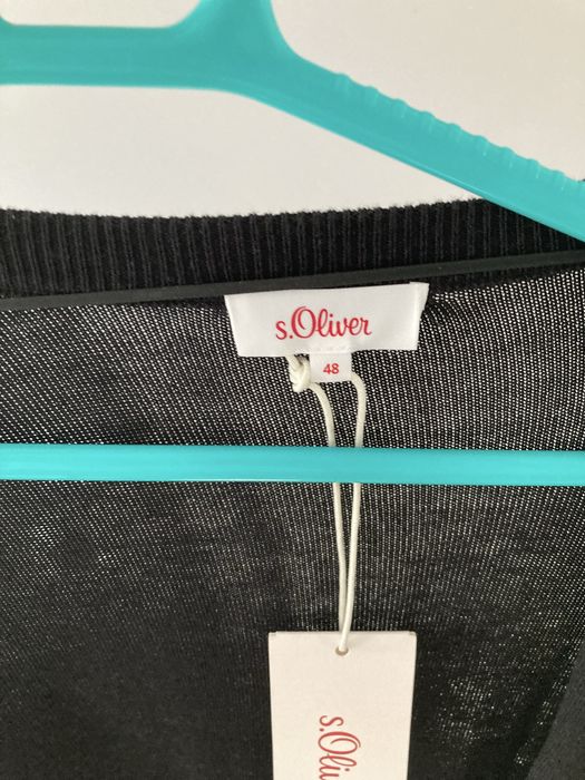 Czarny damski kardigan St Oliver XXL nowy