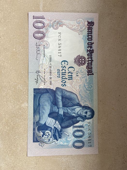 Nota de 100 Escudos 1985