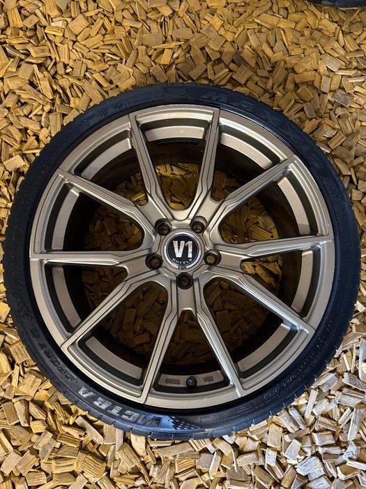 Felgi koła 19 cali v1 letnie 7mm 5x112 vw audi seat skoda golf a3 a4 leon