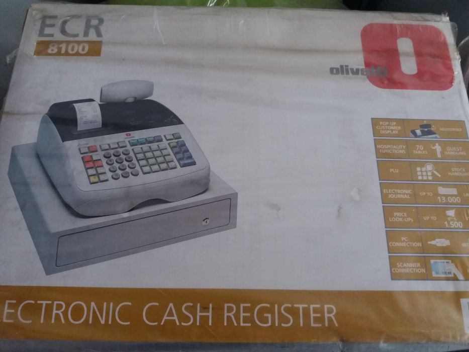Caixa registadora Olivetti ECR 8100