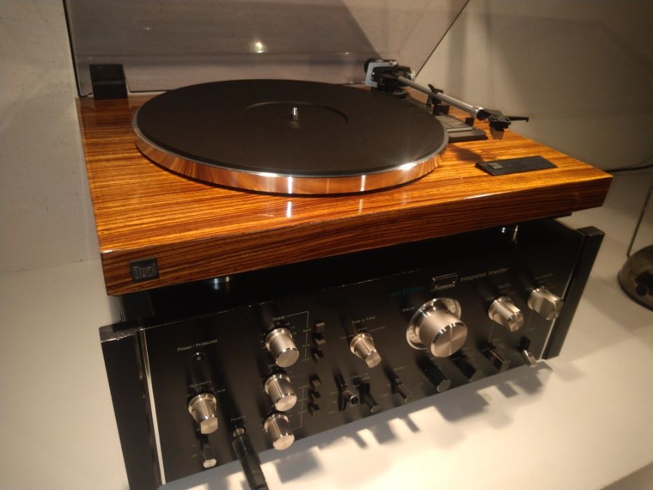 Gramofon Dual CS 455 Silver."palisander"