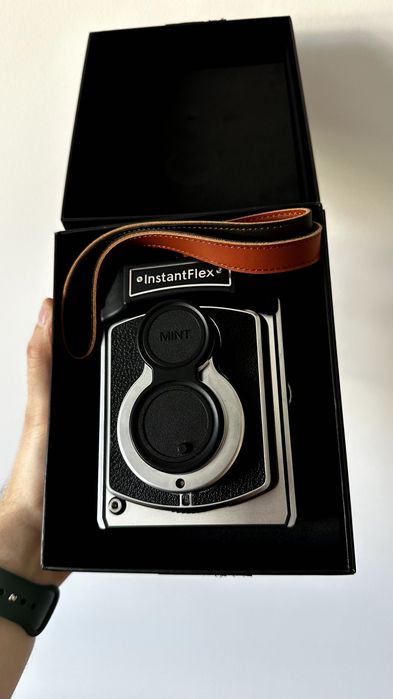 Mint InstantFlex TL70 Plus Instax camera + Lens Set and Strap