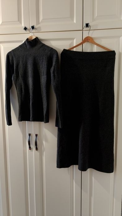 Piękny komplet z wełną r.M