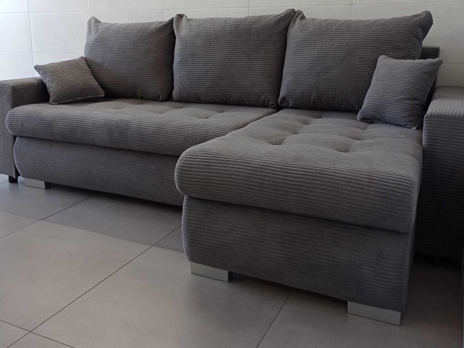 Rogówka | Narożnik | Sofa | Sztruks