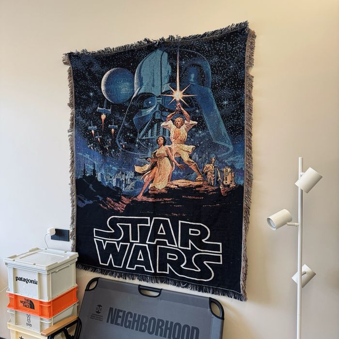 Gobelin dekoracja na ścianę narzuta na kanapę Gwiezdne Wojny Star Wars