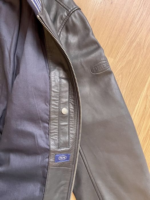 Blusao Bomber Pele Genuina Pepe Jeans Novo