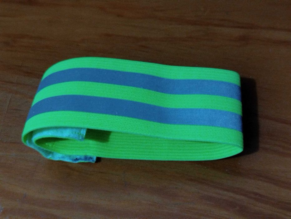 Fita refletiva braço para running, trail ou caminhadas à noite