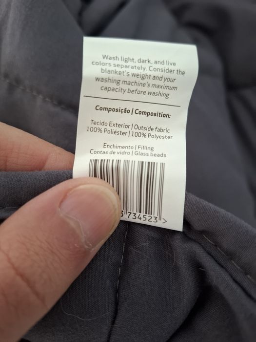 Cobertor pesado kasa 200 x  220 cm