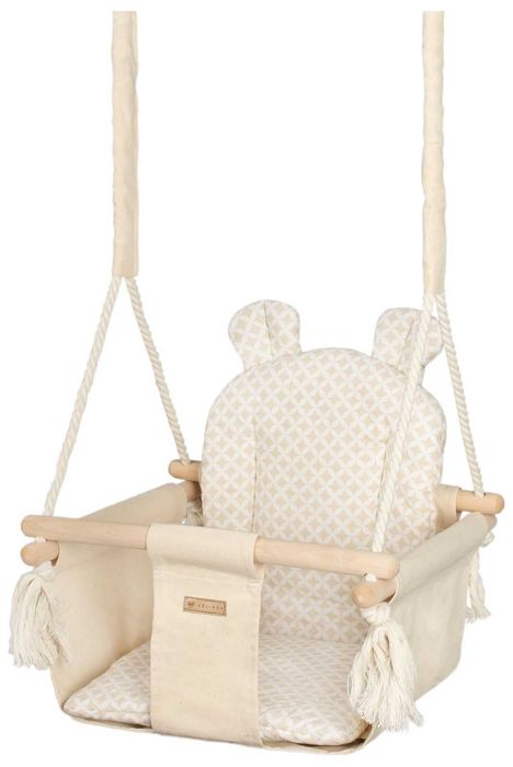 Leżaczek bujak hamak huśtawka kołyska z kołderką NOWA na PREZENT