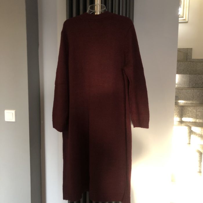 Sweter bordowy Sheego