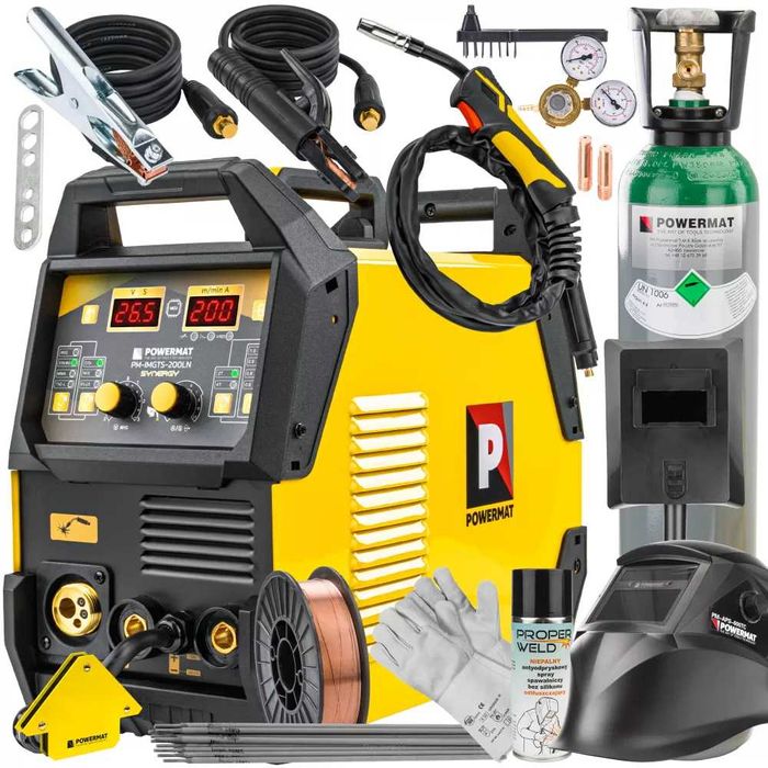 Migomat inwertorowy 210A mig / mag / mma / lift-tig 210S SYNERGY