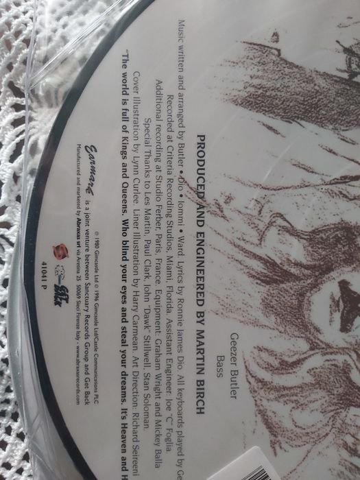 Black sabbath - heaven and hell RARO LP vinil picture disc