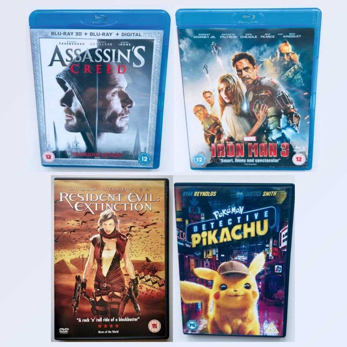 Ігрова література, Audio CD, Video-диски, DVD / BD