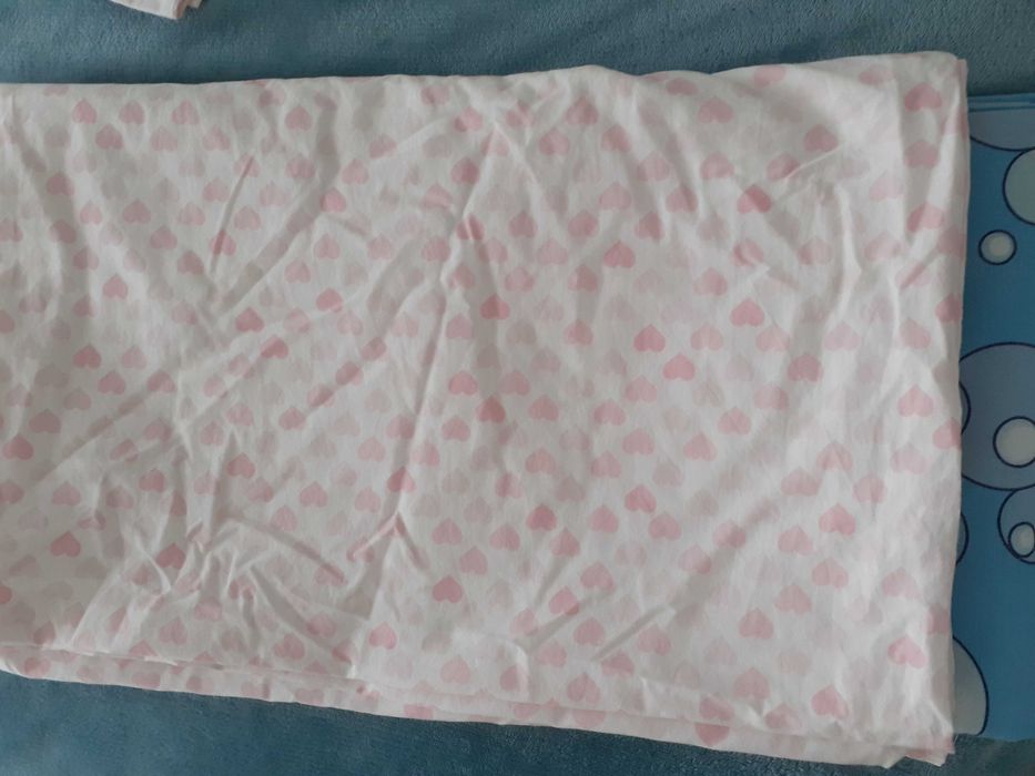 Capa de edredon e lençois para cama de grades