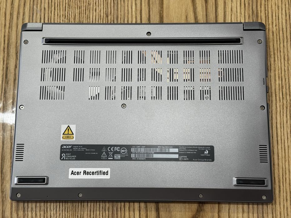Intel Ultra 5 226V 16GB DDR5/512GB SSD Acer Aspire AI 14" Touch Ноутбук