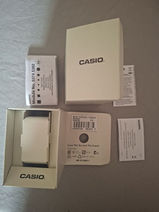 Pudełko do zegarka Casio