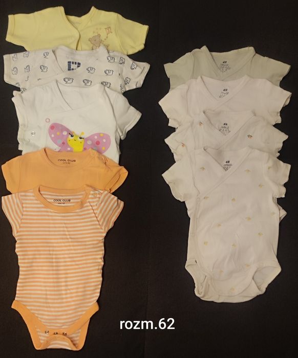 Ubranka niemowlęce rozm. 62
