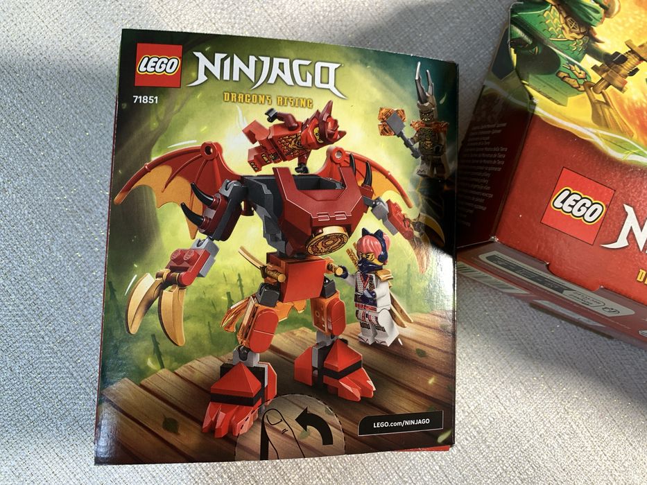 Lego 71850  71851 i  71849 Ninjago - spinnery i smok mech BEZ FIGUREK